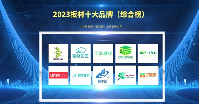 2023年度中國板材十大品牌盛大公布