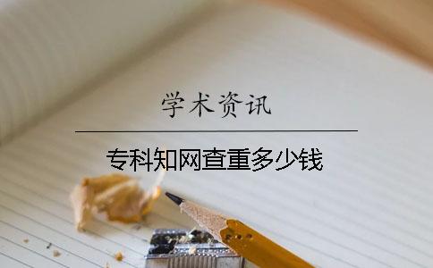 ?？茖W術查重多少錢