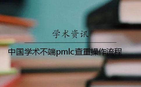 中國學術(shù)不端pmlc查重操作流程
