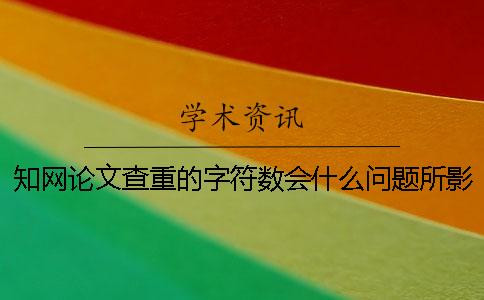 學(xué)術(shù)論文查重的字符數(shù)會(huì)什么問(wèn)題所影響？